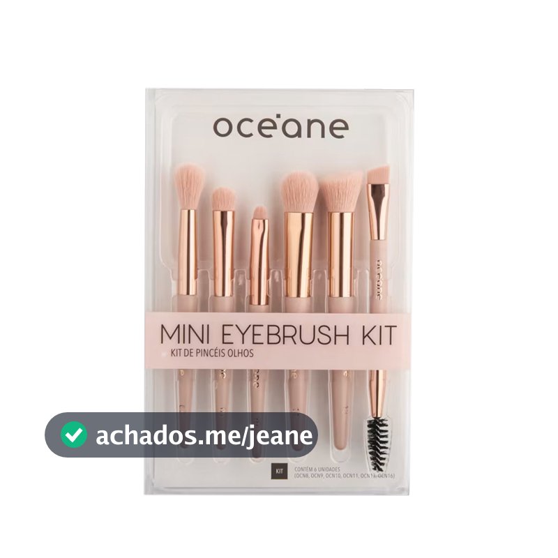 Océane Edition Kit 6 Mini Eyebrush - Mini Pincéis para Olhos