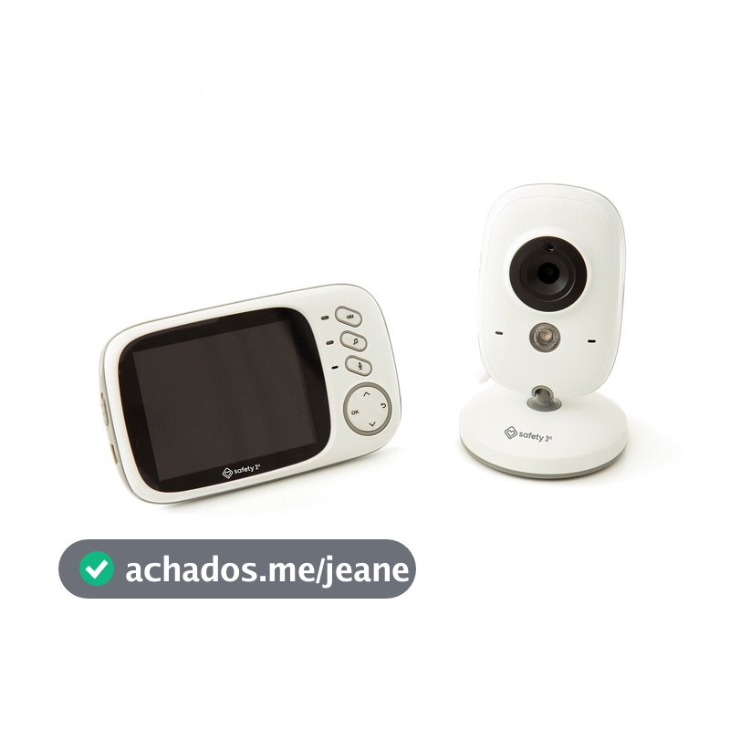 BABA ELETRONICA SUPER SMART VISÃO NOTURNA SENSOR DE TEMPERATURA CANÇÕES DE NINAR CONVERSE C/BEBE