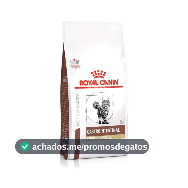 Ração para Gatos Adultos Veterinary Gastro Intestinal Fibre Response Royal Canin 1,5Kg