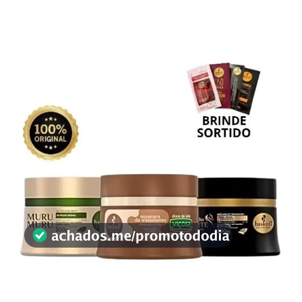 Cronograma Haskell Cavalo Forte, Murumuru e Doce de Leite 300g