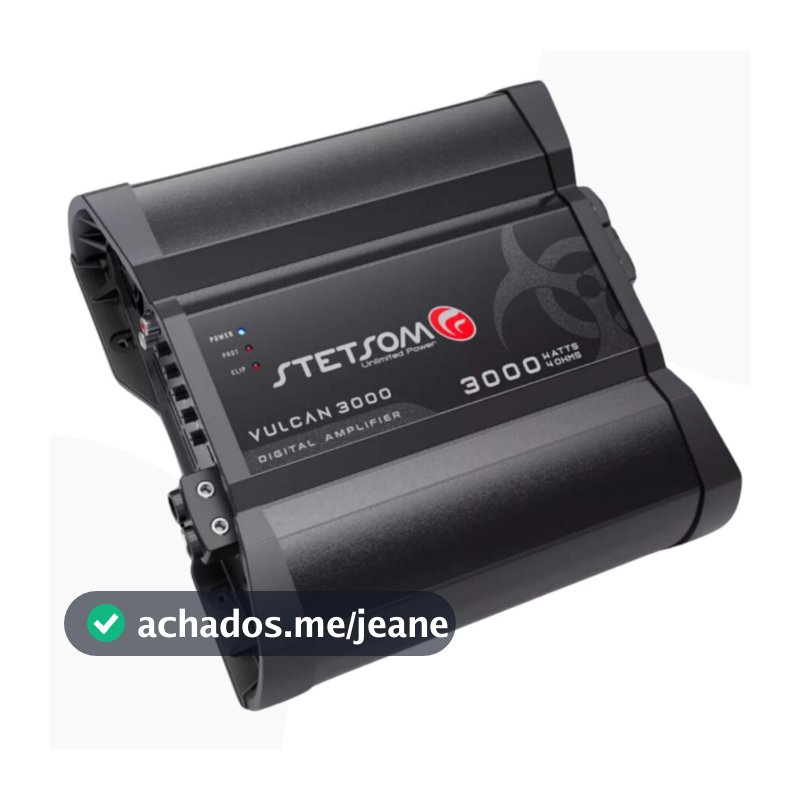 Modulo Vulcan 3000.1 3000W Rms Stetsom