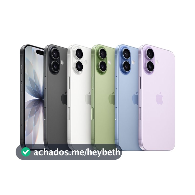 iPhone 17 5G 256GB Tela 6,3" 120Hz 48MP iOS Original Novo Lacrado com Nota FIscal