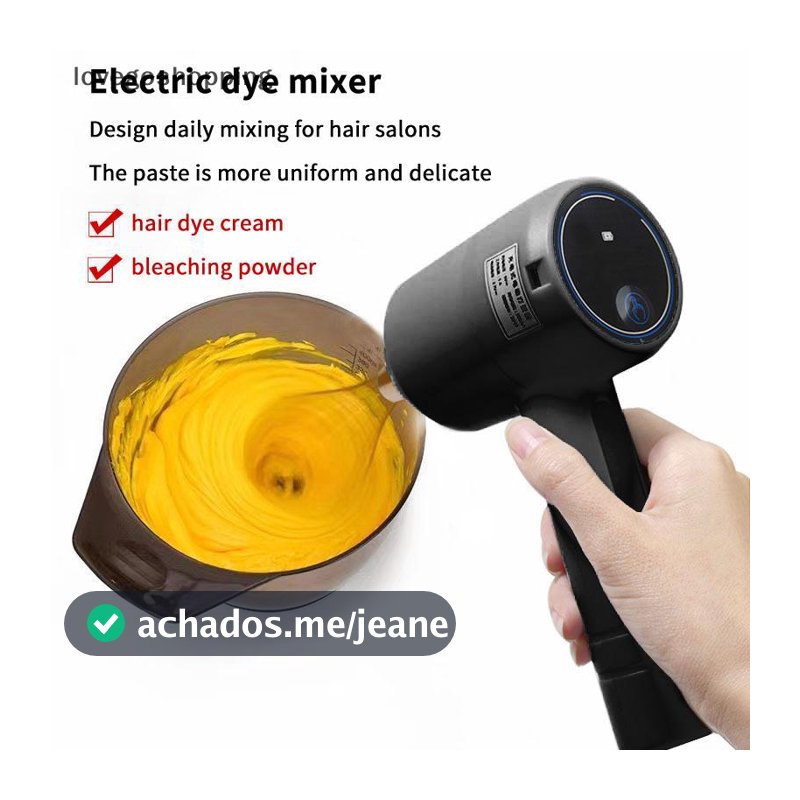[lovego] Agitador De Tintura Ferramentas De Mistura Automática Misturador De Creme De Cabelo Liquidificador De Pasta De