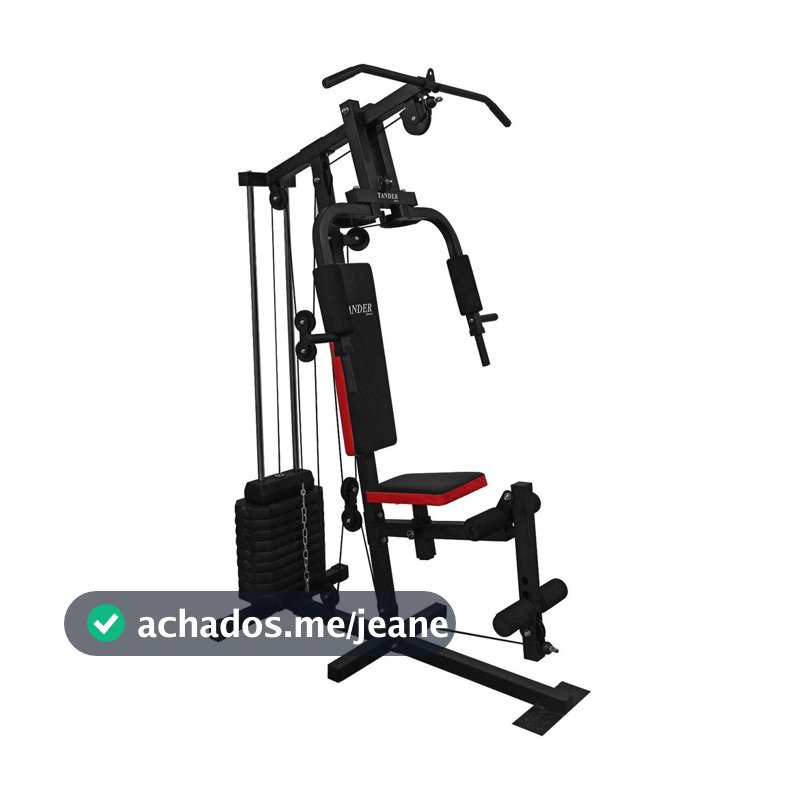 Estação de Musculação com 45kg de Peso - TEDM45K