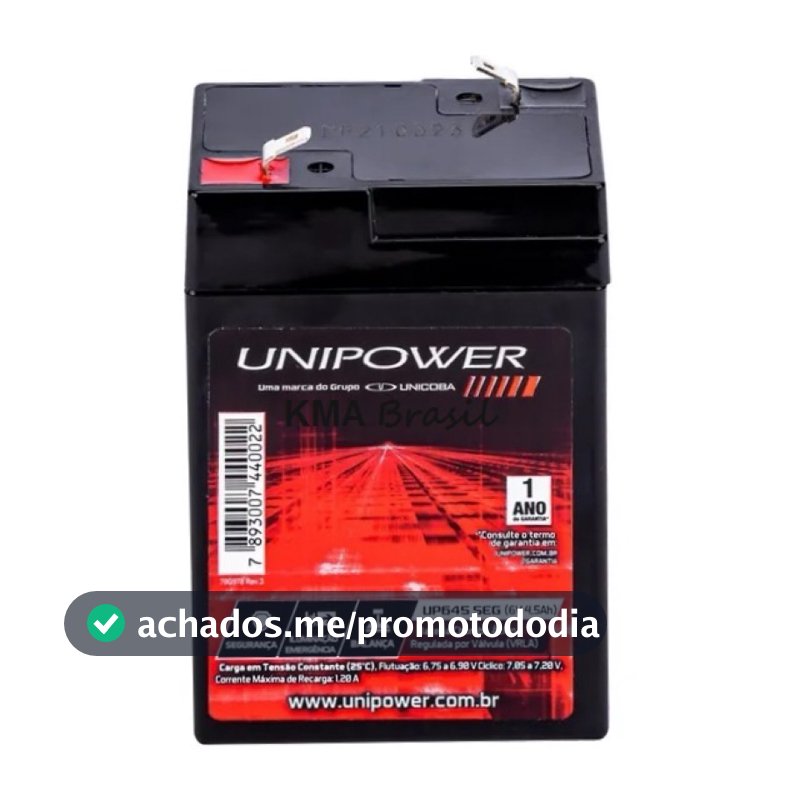 Bateria selada recarregavel 6v 4,5ah / motinha elétrica / carrinho elétrico / balança / caixa de som
