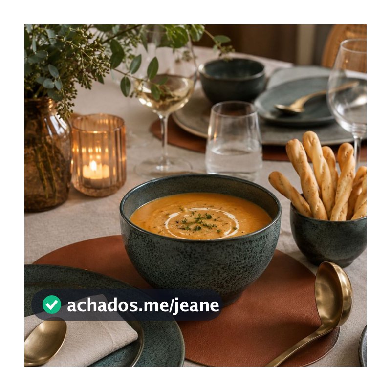 Bowl Servir Salada De Fruta Sopa Cereal Caldo Verde Arauco Orgânico Cerâmica Porto Brasil