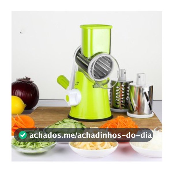 Tabletop Cortador Fatiador 3 Laminas Ralador Verdura Legumes Oferta Promoção