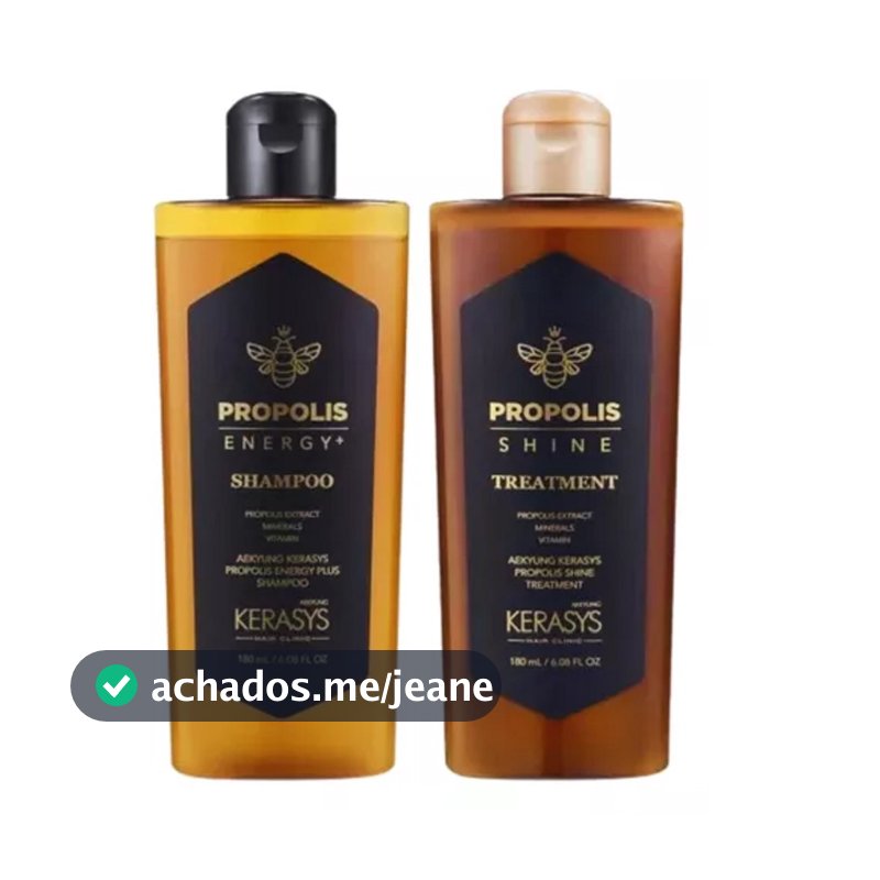 Kit Kerasys Propolis Energy+ Shampoo E Tratamento Shine Duo - 2x180ml