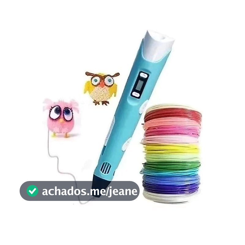 Caneta Impressora 3d Com Produto Lacrado + Refil