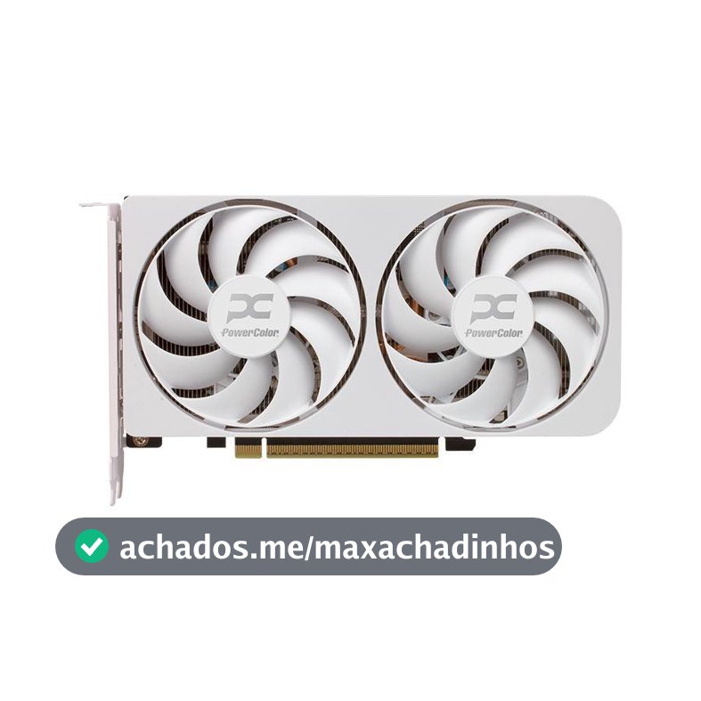 Placa de Video PowerColor Radeon RX 9060 XT Reaper White, 16GB, GDDR6, 128-bit, RX9060XT-16G-A-WHITE