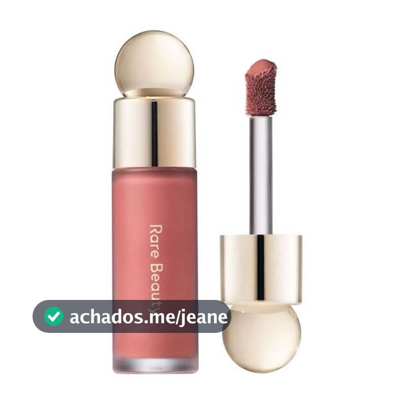 Blush Rare Beauty Selena Gomes blush líquido cremoso maquiagem pigmentada Selena Gomez Justin Bieber soft pinch