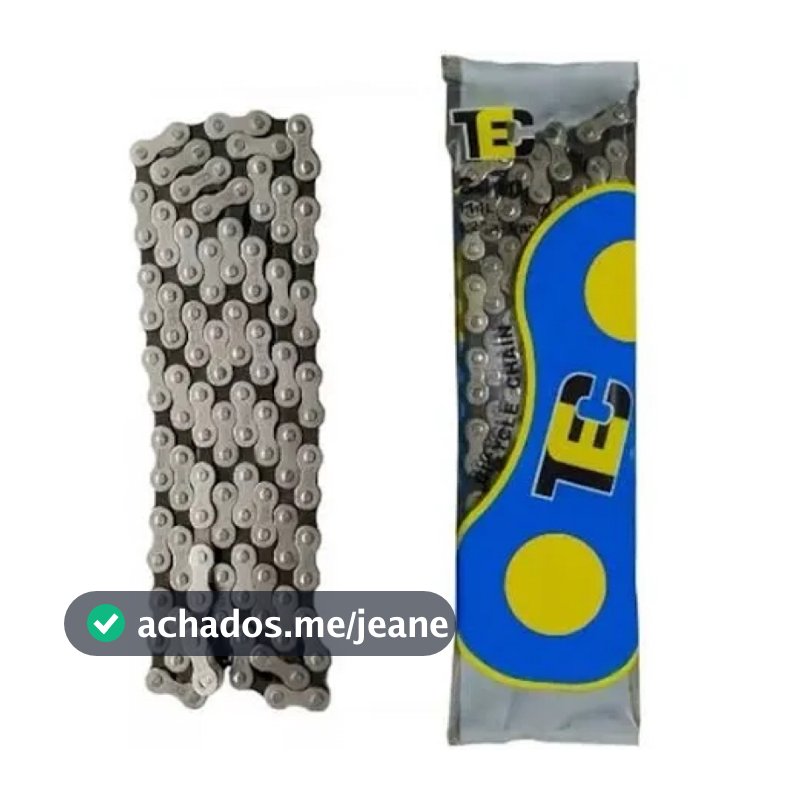 Corrente TEC pra Bike sem marcha C410 114 Elos