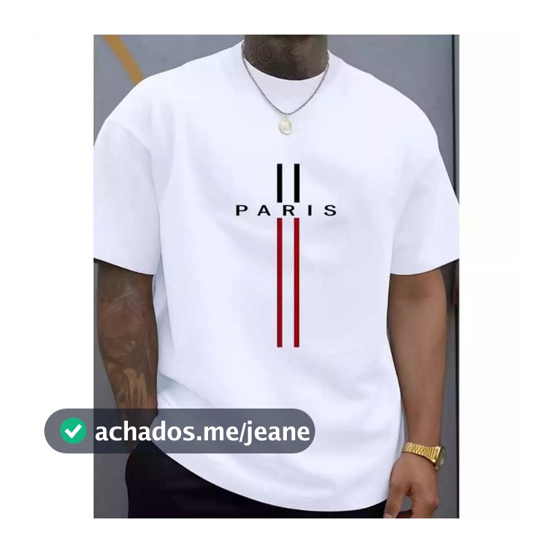 Camiseta Masculina Estampa Paris Vertical, camiseta 100% algodão, camiseta básica, Paris vertical,,