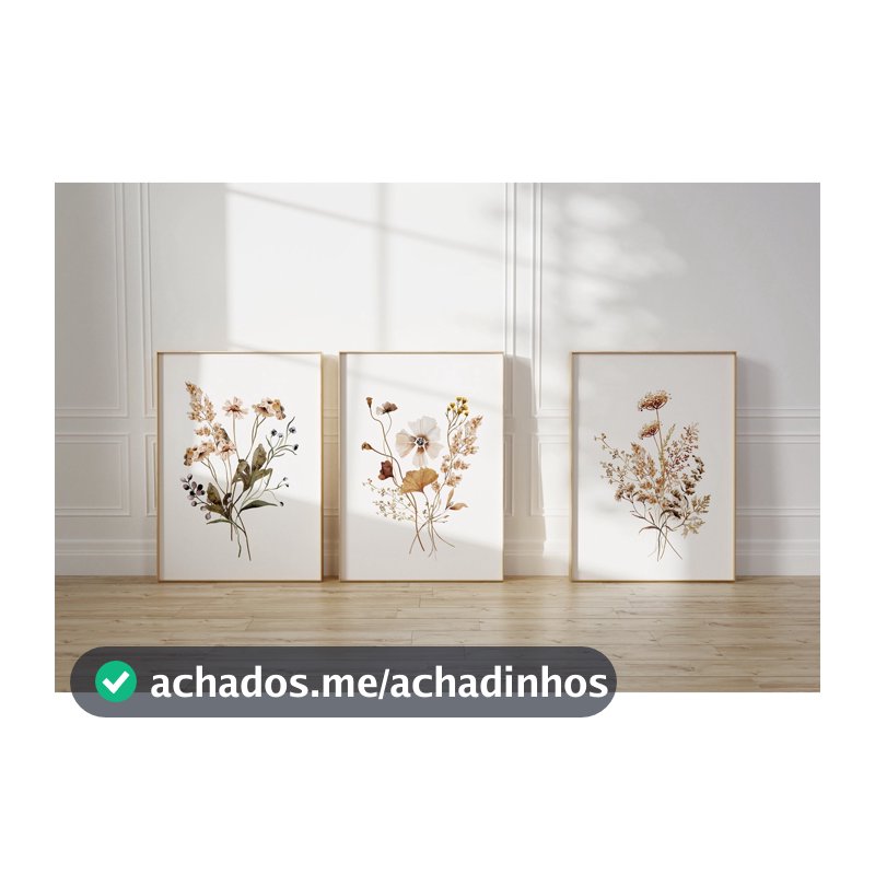 Quadro Decorativo Folhas Tropical Botânico minimalista ,