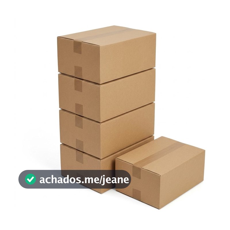 Kit 100 Caixas Papelão 16X11X6 Pequenos Envios Ecommerce Montagem Rápida Kraft