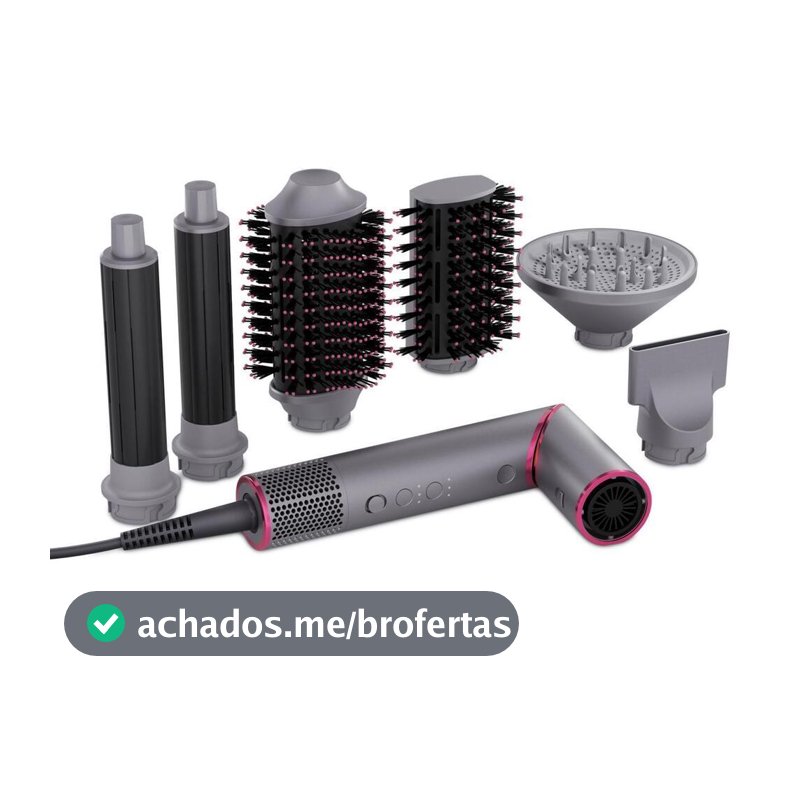 Secador de Cabelos Philco PSD16A Motor BLDC 1450W + 5 Acessórios
