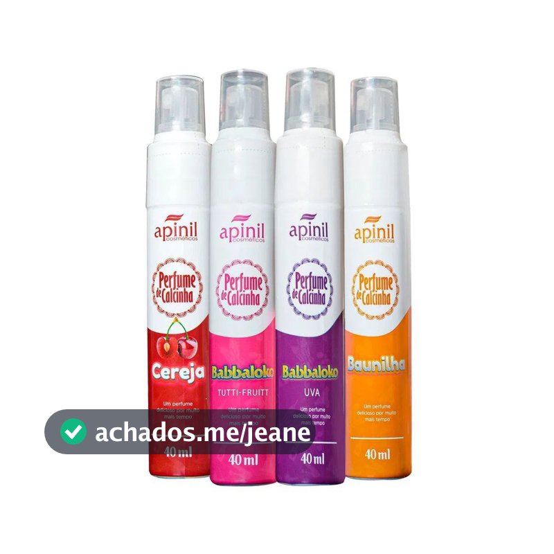 Perfume Intimo Desodorante Sensual 40ml Apinil - Escolha sua Fragrância