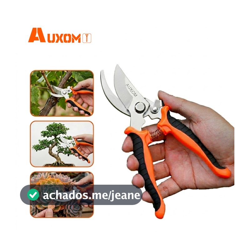 AUXOM Tesoura Poda Galhos Lâmina SK5-Multiplicador de Força para Corte Preciso