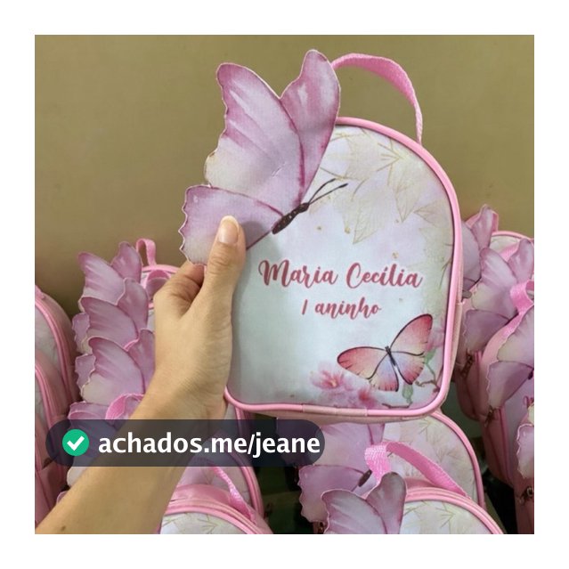 Bolsinha de mao  Liz 3D Personalizada com Nome – Lembrancinha Infantil Luxo fazemos qualquer tema! Brinde, Jardim