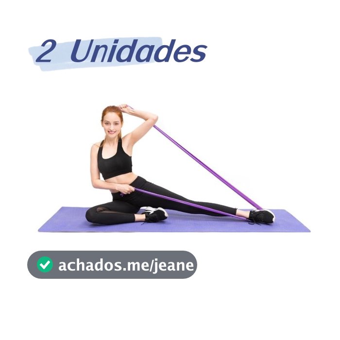 Kit 2/5/10 Elástico Treino Mini Band Faixa Elástica Thera Band Elástico Extensor Fisioterapia