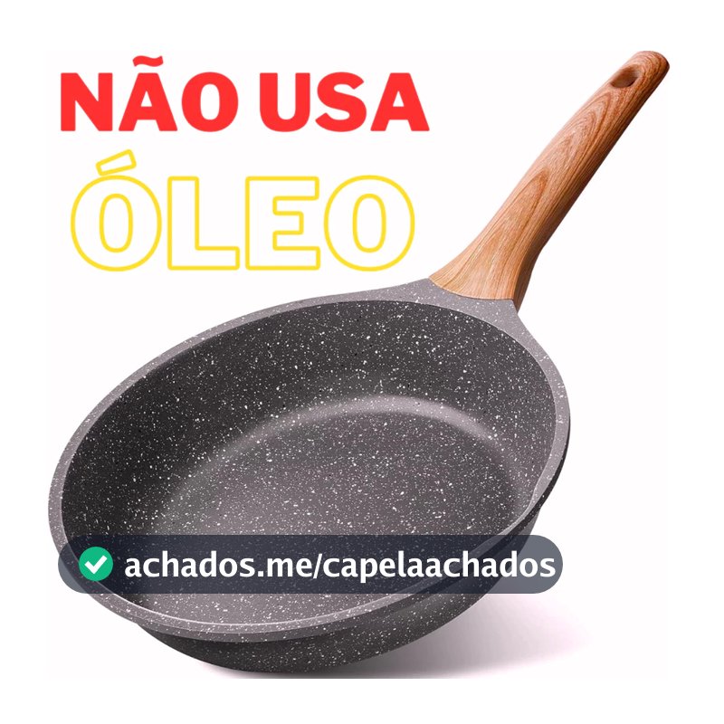 Frigideira Ceramica Antiaderente Fogão Cooktop Indução E Gás universal na cozinha 24cm