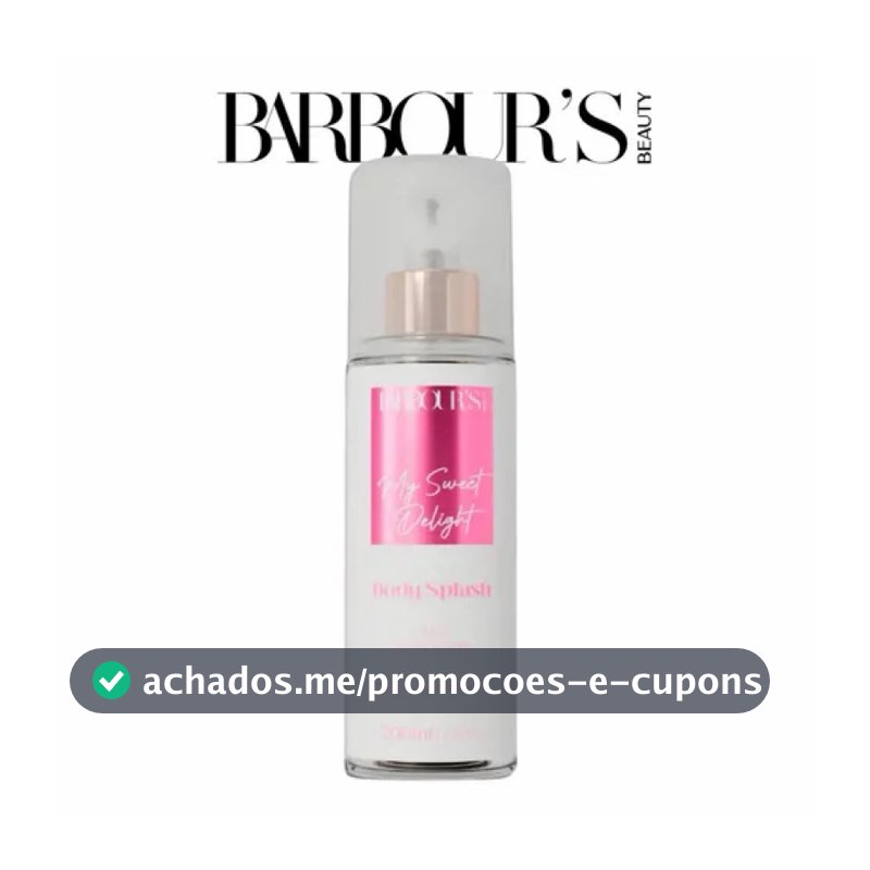 Body Splash Barbours MY Sweet Delight Desodorante Colônia Corporal 200ml Inspirado Marly Delina