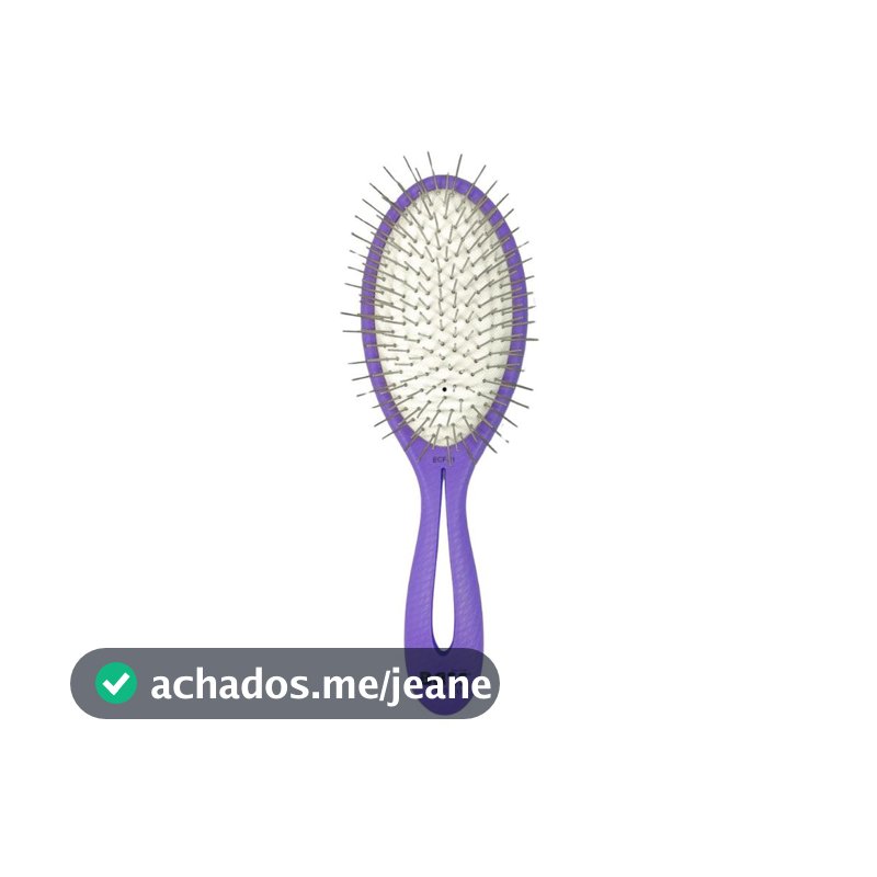 Escova Pet Cachorro Gato Bio-Flex Bass Hydra Com Pinos de Metal Sem Bolinhas Roxo