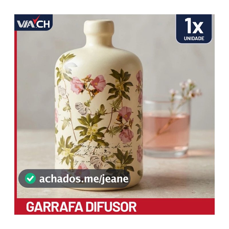 Garrafa Difusor de  Aromas Tênue 700ml Scalla Aromatizante