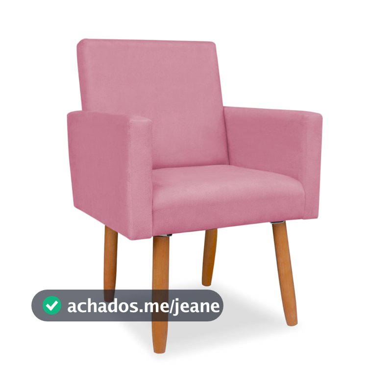 Envio Imediato - Poltrona para Salão de Beleza Manicure Estética Quarto de Menina Penteadeira - Poltrona NINA