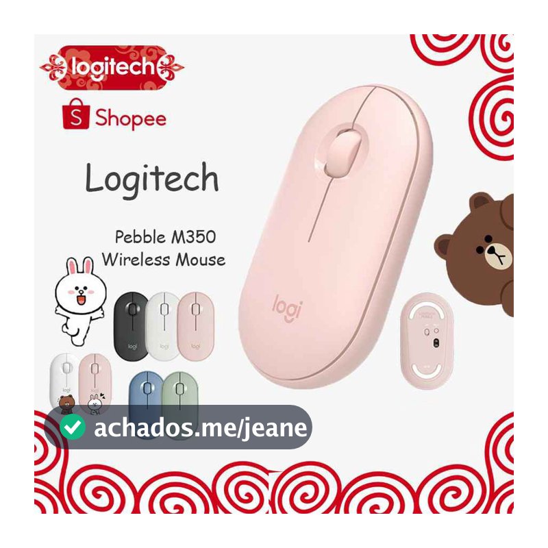 Logitech M350 M330 Mouse Sem Fio Bluetooth Silencioso Plus Gaming Mouse Com Plug-and-Use Adaptador Receptor USB