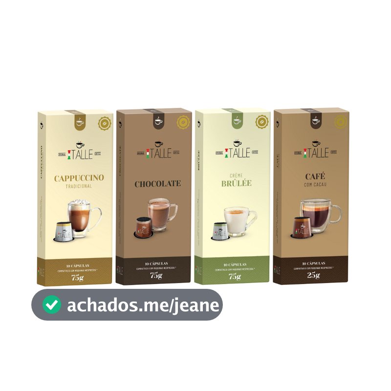 Capsulas Nespresso Chocolate Brulee Cappuccino Café Italle 40 Unid