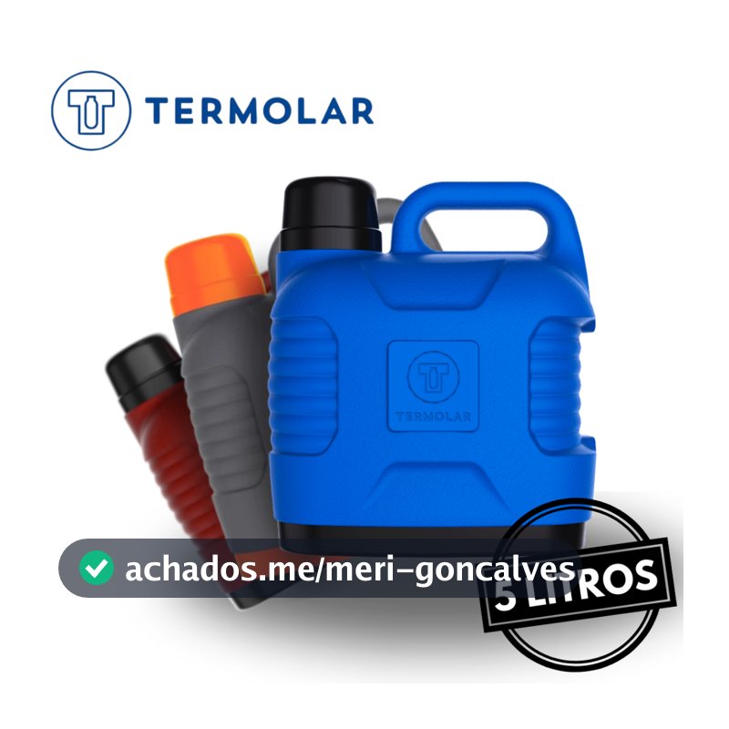 Garrafão Térmico 5L Supertermo Quente Frio Bebida Gelada 10H O Mais Vendido - Termolar 5 Litros