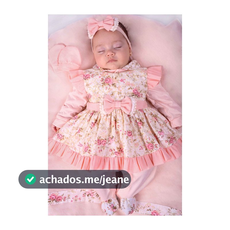 Saída Maternidade Menina Charmosa Floral 5 Peças Roupa de Bebê Menina