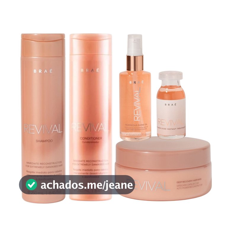 Kit Braé Revival Home Care (5 itens)
