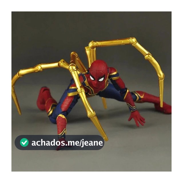 Boneco Homem Aranha Com Garras 16cm Vingadores Colecionável