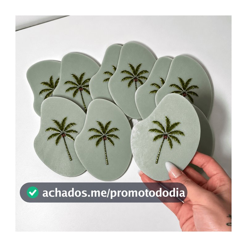 Espelho de bolsa KIT COM 100 mini ORGÂNICO CLASSIC personalizado acrílico cliente mimo beleza