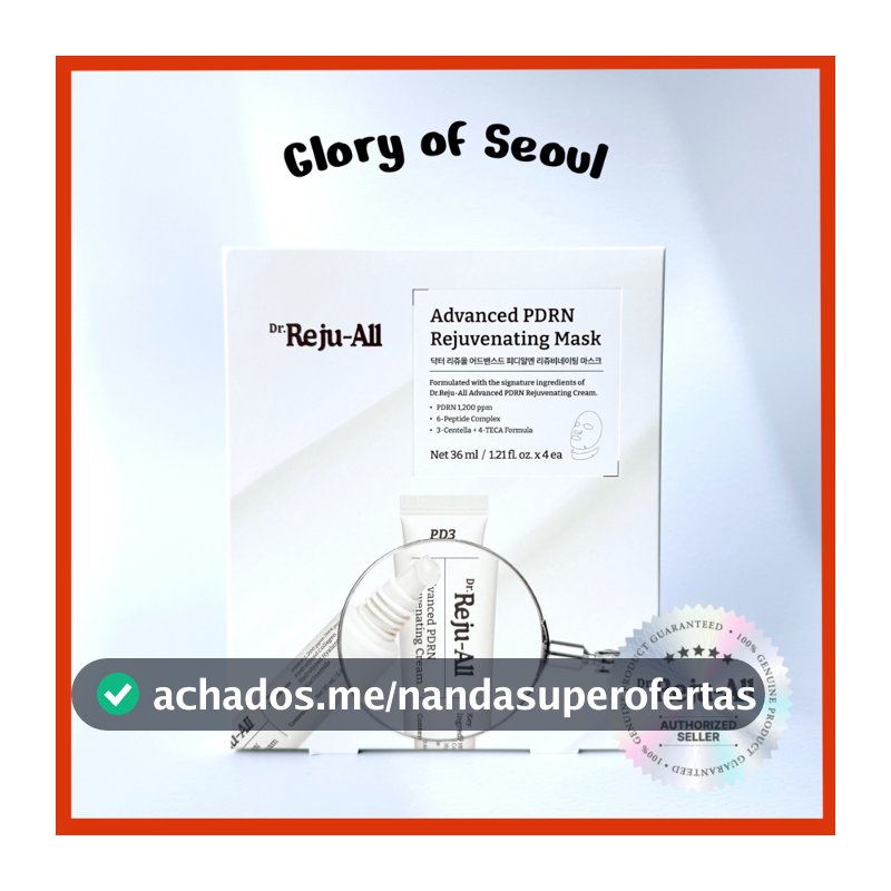 [NEW] [SET] DR.REJUALL Advanced PDRN Rejuvenating Mask 36ml 4Sheets