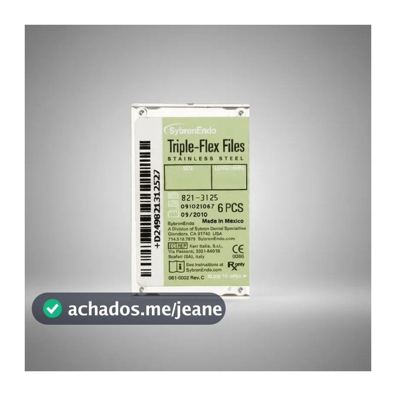 Lima Triple-flex 25mm Endodôntica Kavo C/ 6 Unidades Acessórios Ortodônticos/Cuidados bucais