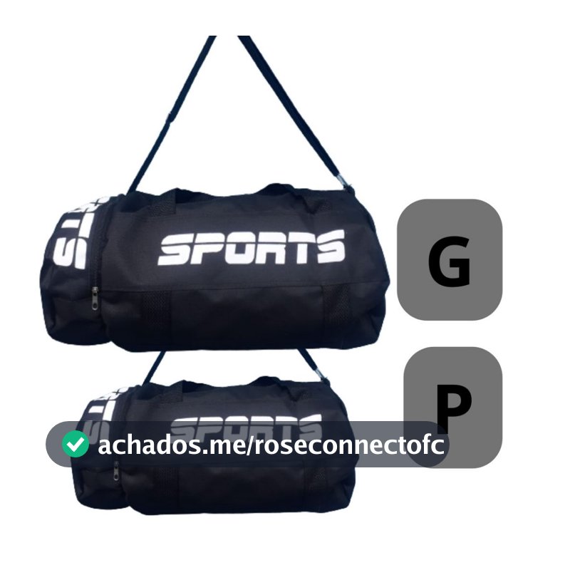 Bolsa P ou G Esportiva Academia Treino Futebol Lazer Viagem Promoção