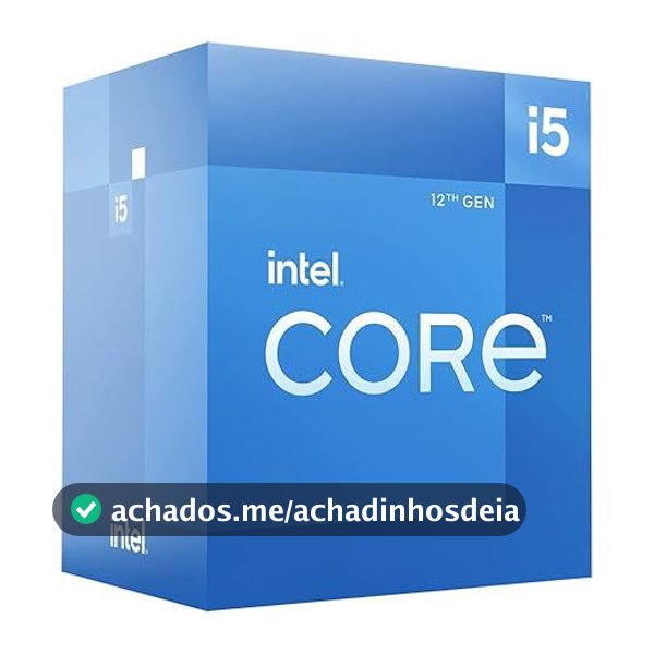 Processador Intel Core i5-12400 2.5 GHz (Turbo 4.4 GHZ)
