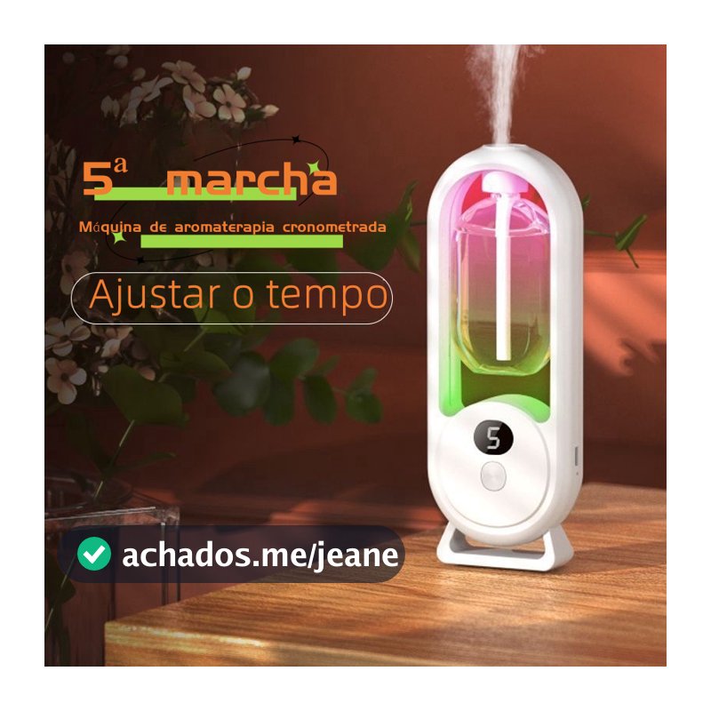 Aromatizador Automática Difusor de Essencia Aroma e Umidificador de Ar Multifuncional F2