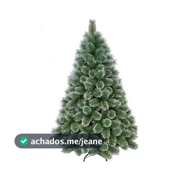 Árvore de Natal Pinheiro com Galhos Verde ou Nevada Luxo