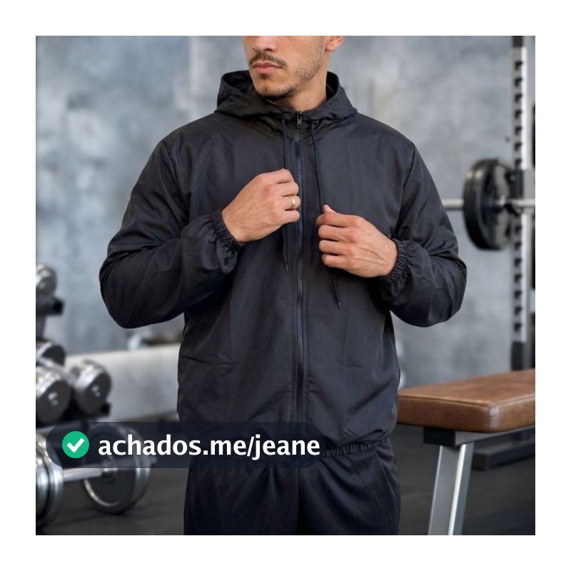 Jaqueta CORTA - VENTO Casaco 100%Tactel Leve /Prático/ Confortável/ Ideal Dia a Dia e Caminhadas