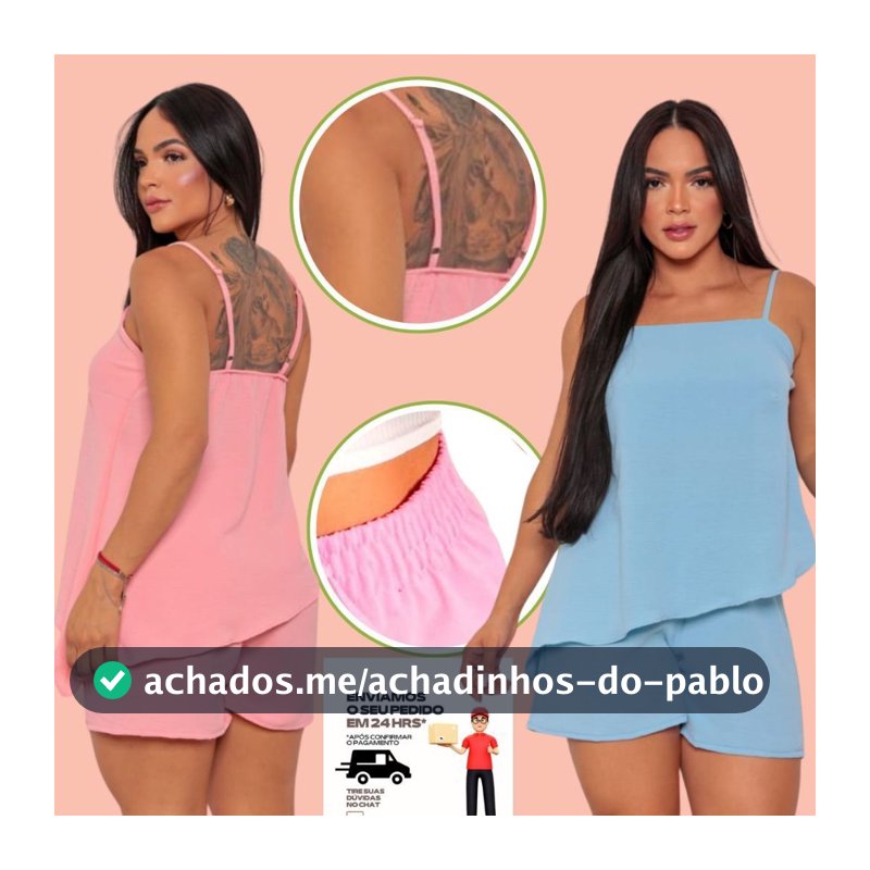 Conjunto assimétrico feminino com regulador na alça tecido duna
