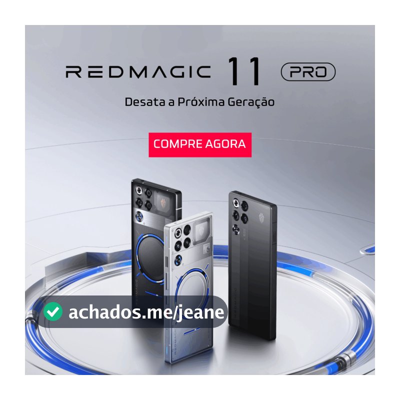 REDMAGIC 11 Pro Smartphone Gamer com Snapdragon 8 Elite, Tela 144Hz, 7500mAh e Refrigeração Avançada. Jogue sem Limites