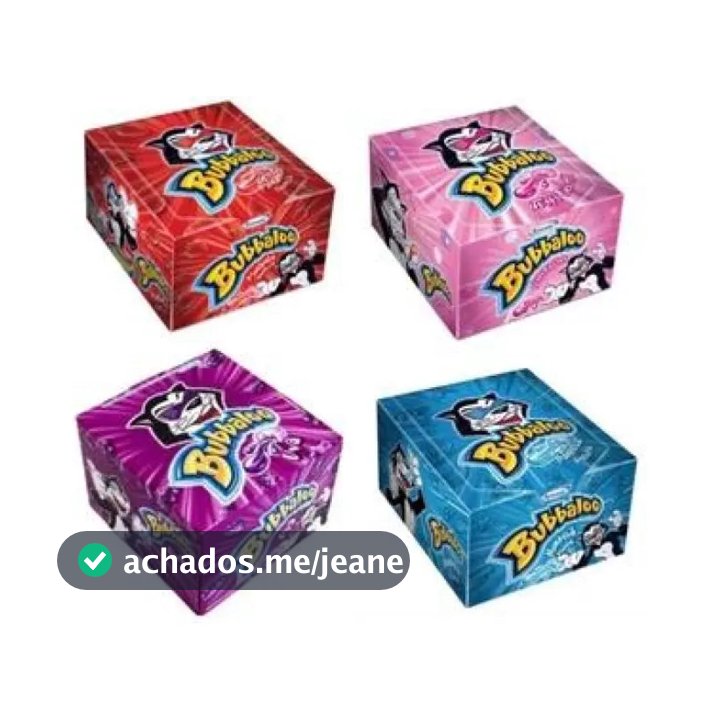 Kit-4 Caixas Chiclete Bubbaloo C/60un 300g
