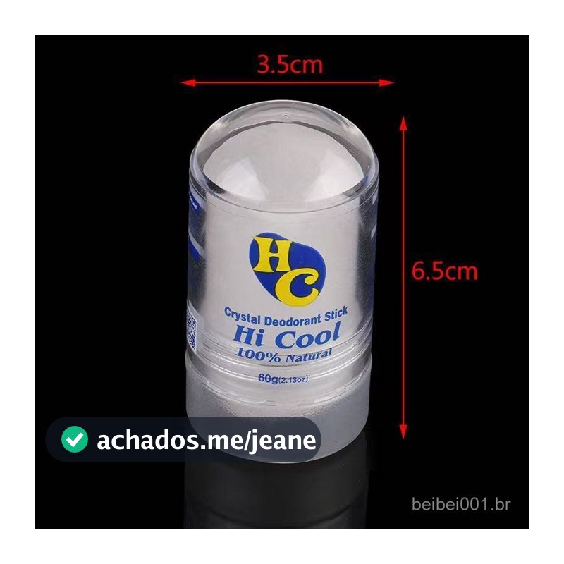 Cristal Desodorante Natural Pedra 60g Pode Ser Usado Em Todo O Corpo Para O Odor Corporal Antitranspirantes