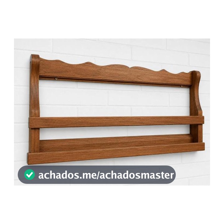 Porta Pratos Campos 80cm - Madeira