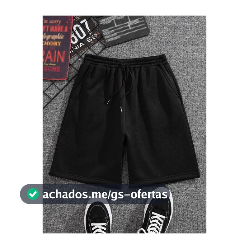 Bermuda Moletom Masculina Academia Short Esporte Fitness Casual