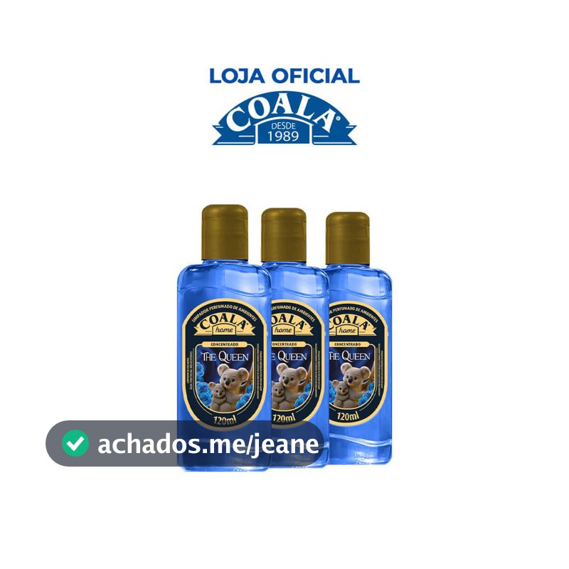 Combo 3 Limpadores Perfumados de Ambientes Coala - The Queen